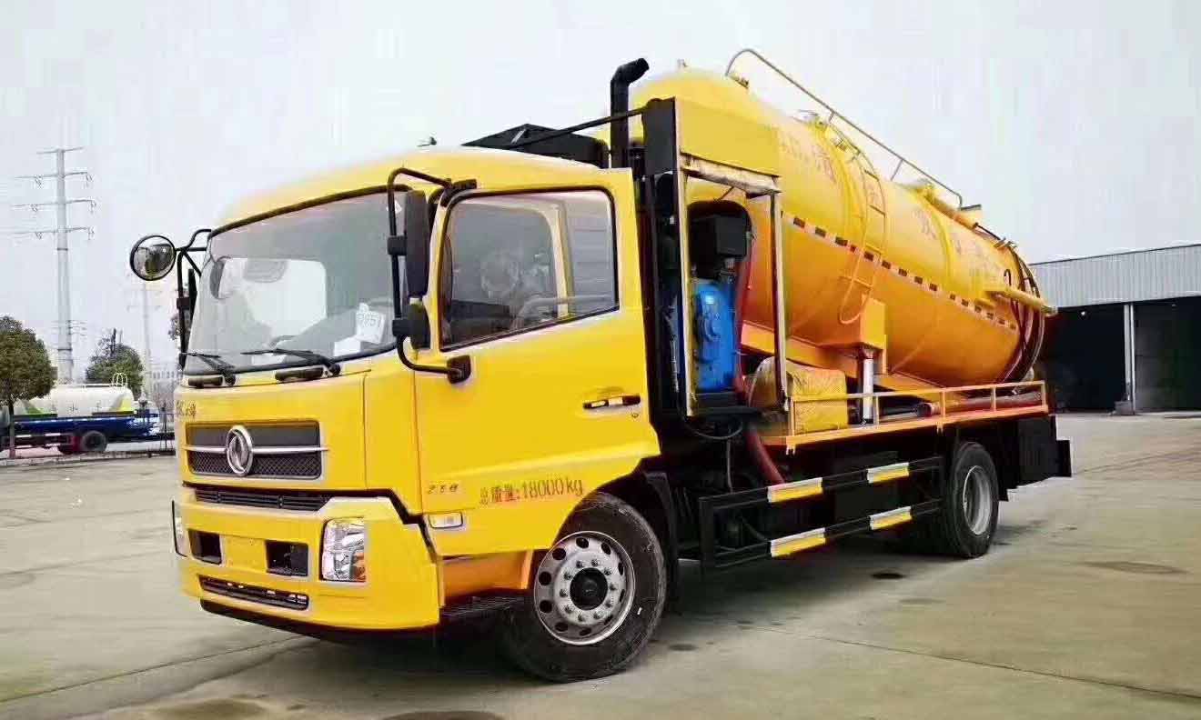 天錦12方清洗吸污車（一體罐）