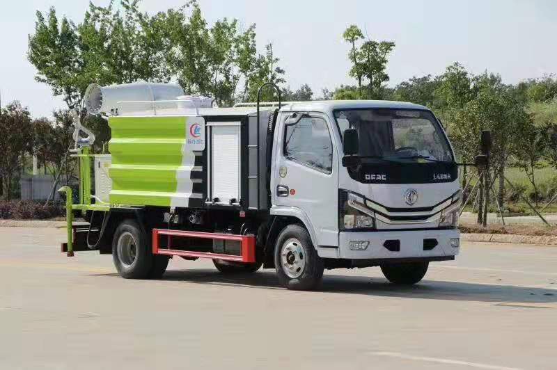國六小多利卡藍牌抑塵車_霧炮車
