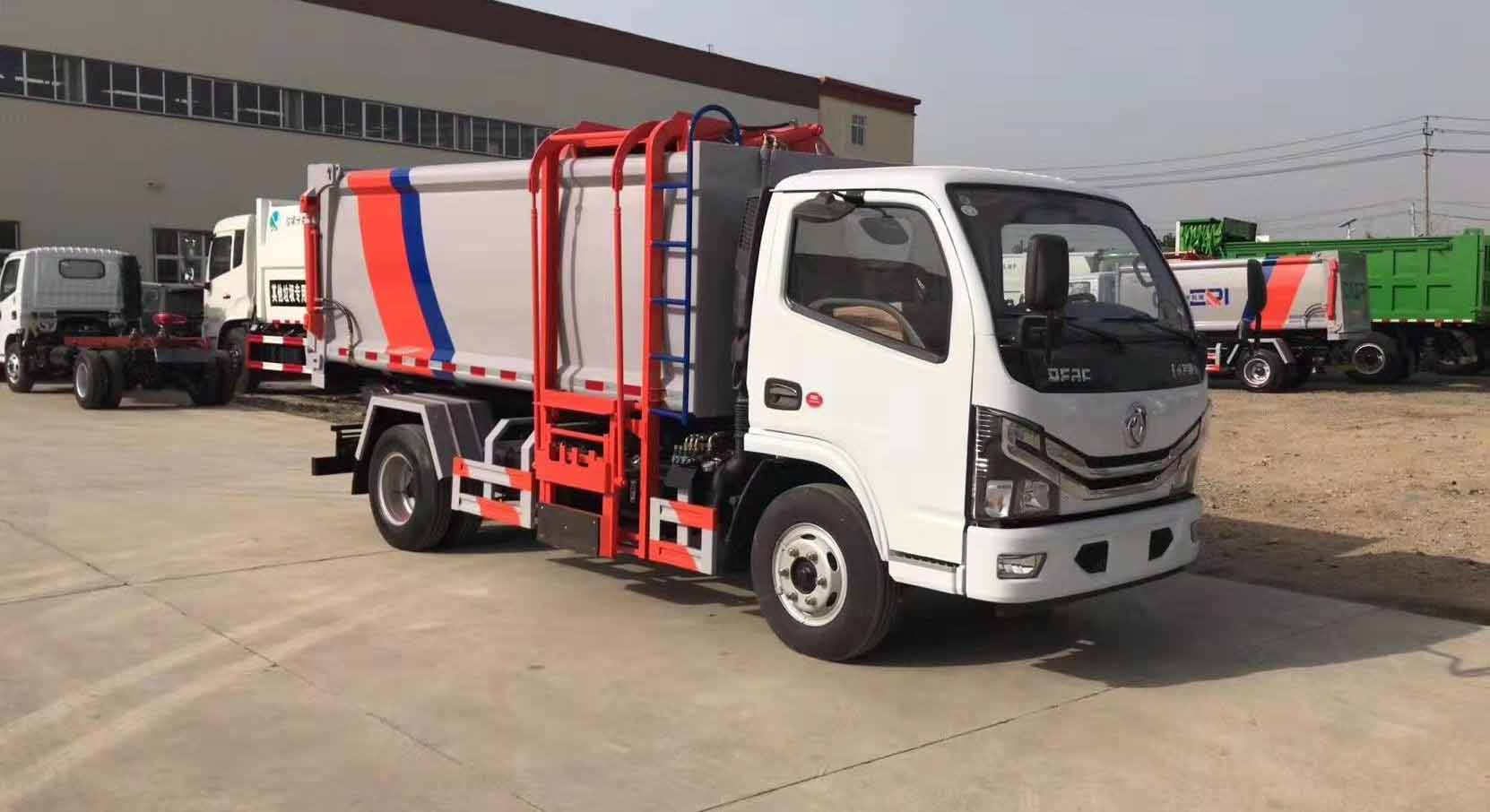 東風7.6方側裝掛通垃圾車（國六）