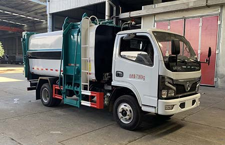 程力威牌CLW5071ZZZ6SL型自裝卸式垃圾車