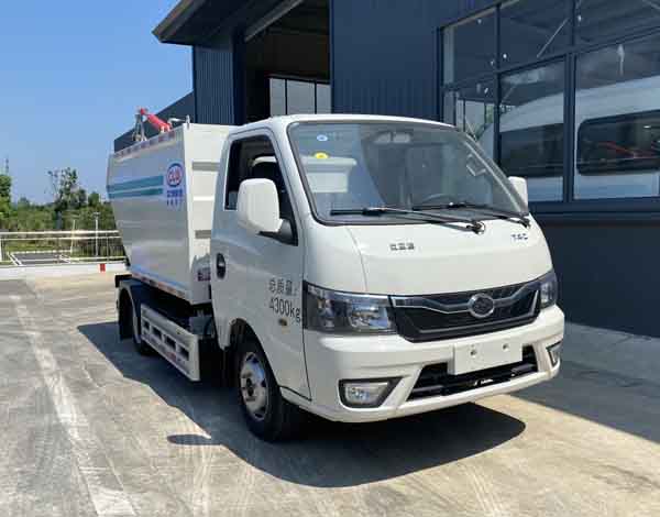 程力牌CL5041ZZZBEV型純電動自裝卸式垃圾車
