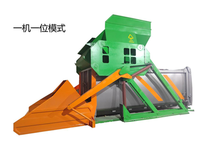 魯班機箱分離斜壓式垃圾中轉站