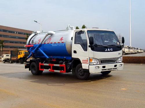 江淮國四吸污車廠家直銷,湖北真空吸污車價格,新型吸污車圖片
