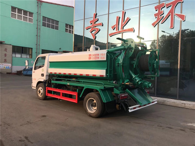 東風小多利卡水罐2噸污水4噸黃牌清洗吸污車市政工程