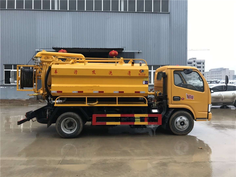 東風小多利卡水罐2噸污水4噸黃牌清洗吸污車市政工程